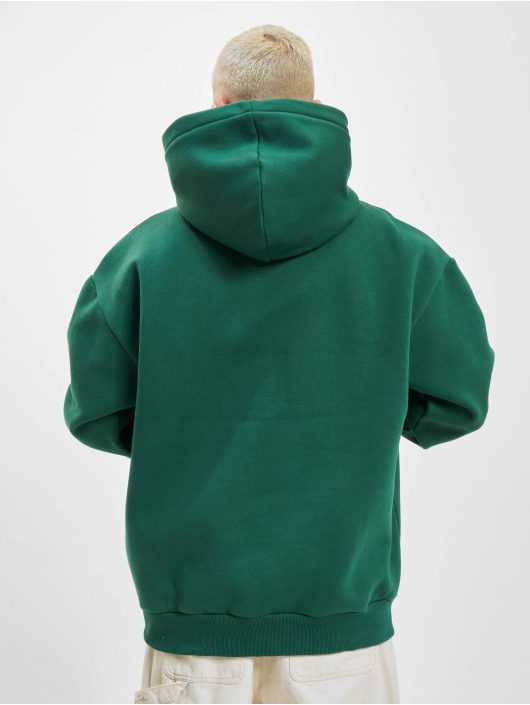 Dropsize Hoody Heavy Oversize Puffer Print groen