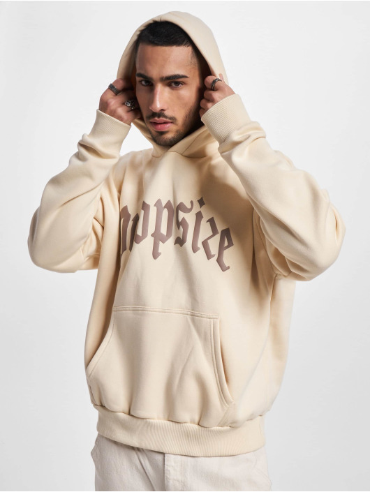 Dropsize Sudadera Heavy Oversize Puffer Print beis
