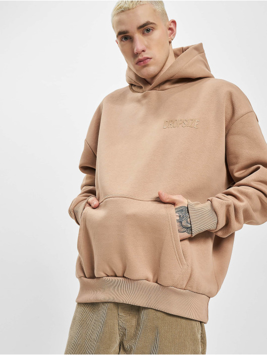 Dropsize Sudadera Heavy Oversize Print beis