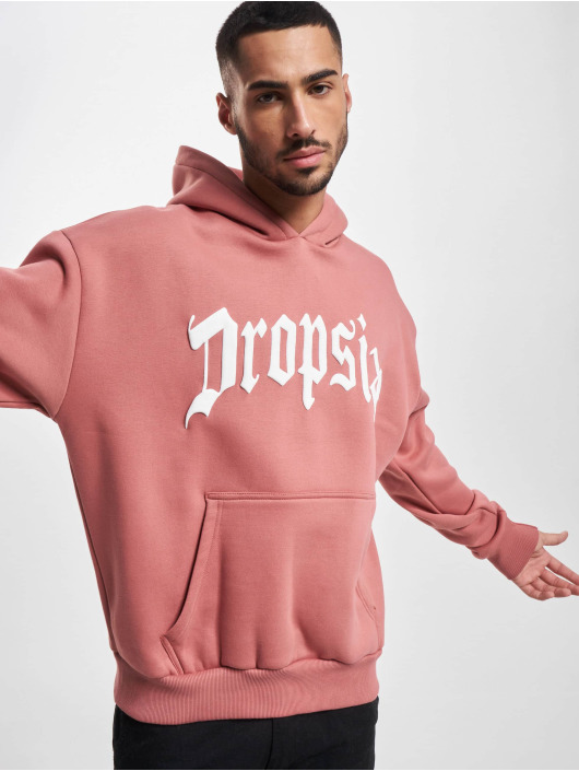 Dropsize Sudadera Heavy Oversize Logo Desig rosa
