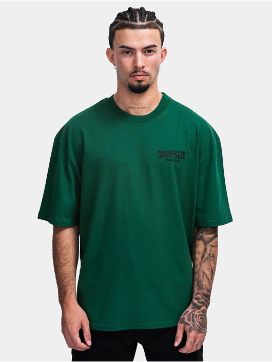 Dropsize T-paidat Heavy Oversize Crime Club vihreä