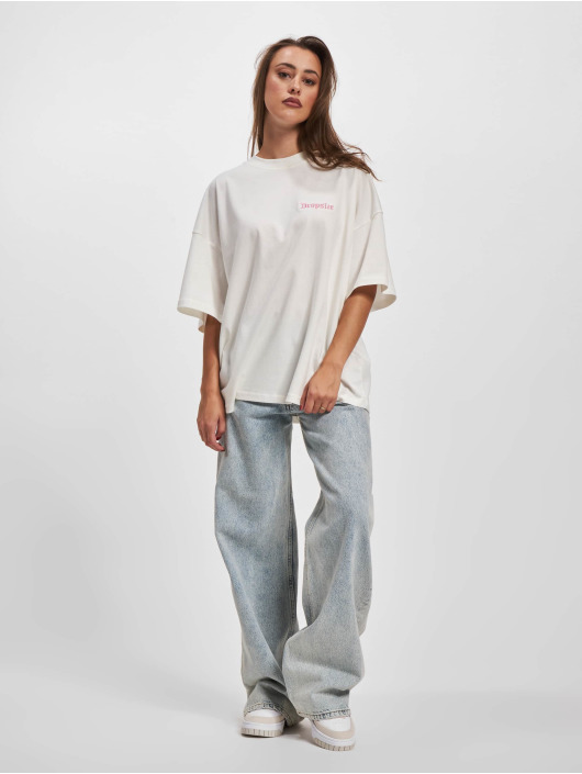 Dropsize t-shirt Heavy Broken Heart beige