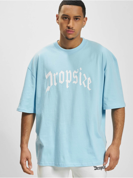 Dropsize T-Shirty Heavy Oversize Logo niebieski