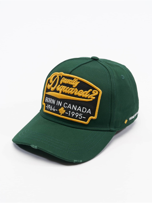 Dsquared2 snapback cap Logo groen
