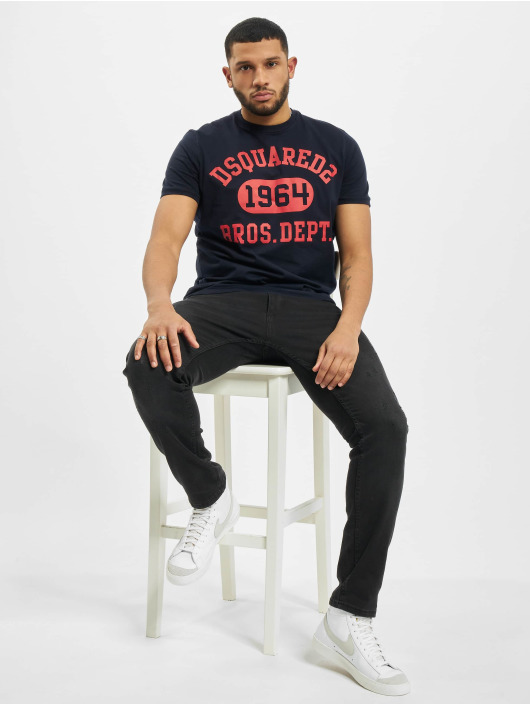 Dsquared2 T-Shirt 1964 bleu