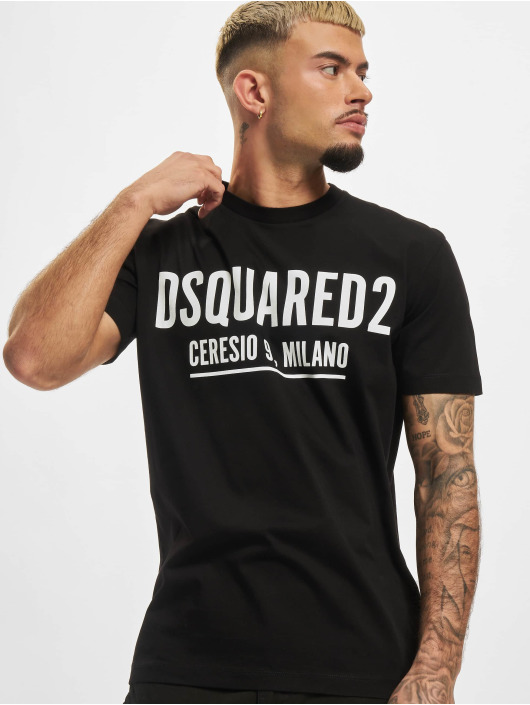 Dsquared2 T-Shirty Ceresio Cool czarny