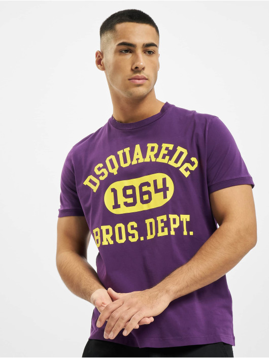 Dsquared2 T-Shirty 1964 fioletowy