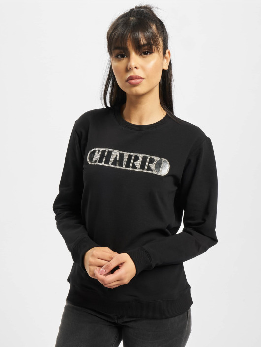 El Charro Damen Pullover Diamond in schwarz