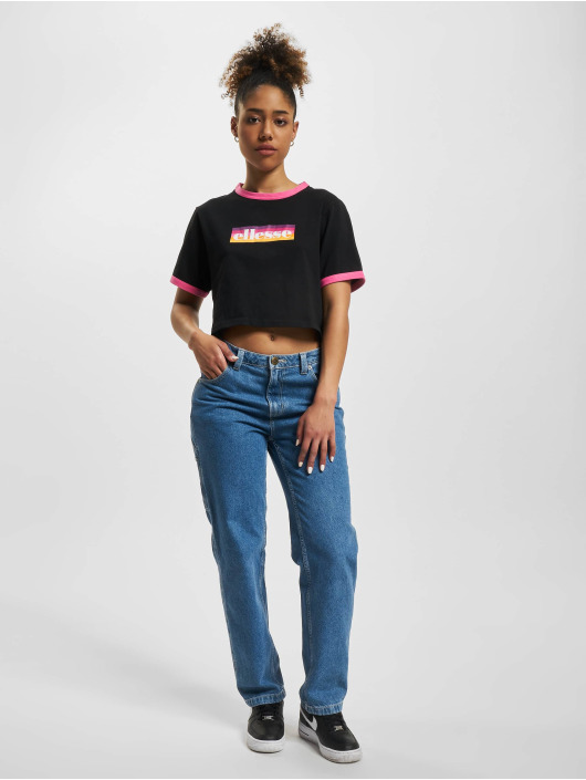 Ellesse Camiseta Filide Crop negro