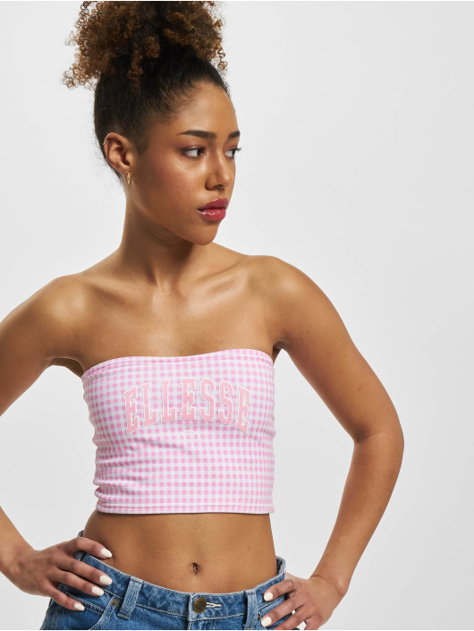 Ellesse Hihattomat paidat Folliero Bandeau vaaleanpunainen