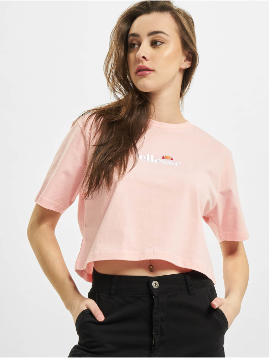 Ellesse T-Shirt Fireball Crop rosa