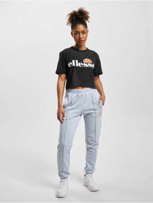 Ellesse t-shirt Alberta Crop zwart