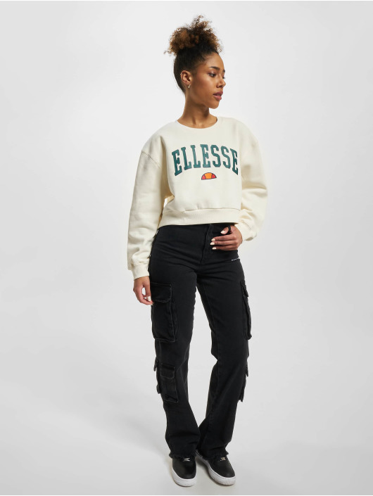 Ellesse trui Nester Crop wit