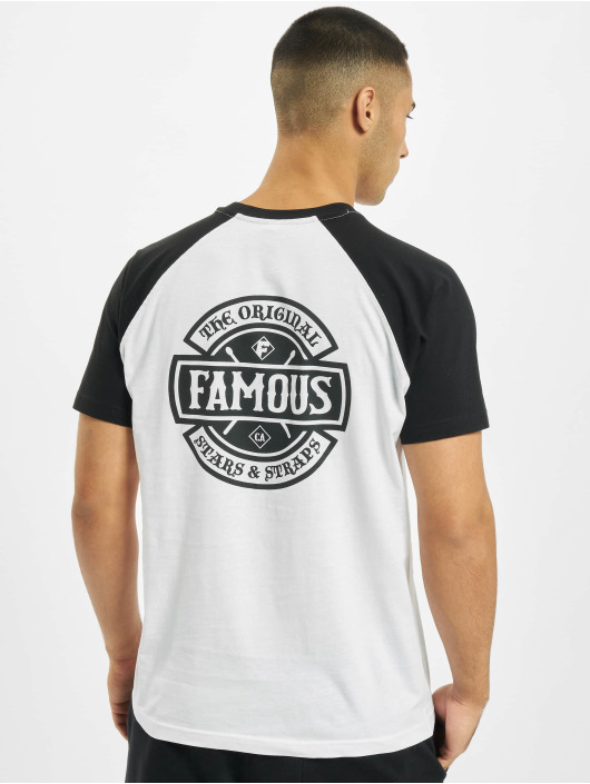 Famous Stars and Straps T-Shirt Chaos Patch Raglan white