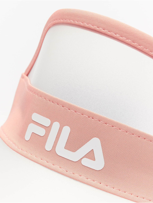 FILA Snapback Caps Plastic Visor rózowy