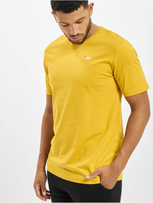 FILA T-shirt Bianco Unwind giallo