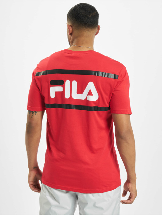 FILA T-Shirt Bianco Sayer red