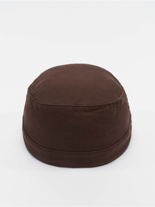 Flexfit 5 Panel Caps Top Gun Garmet Washed brown