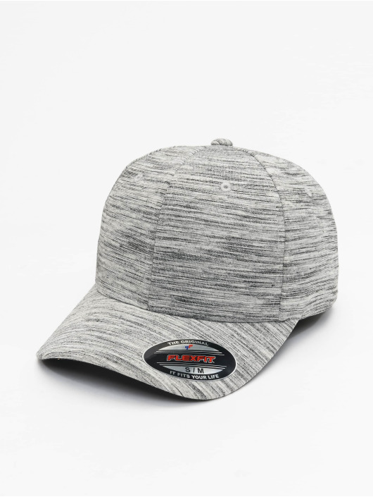 Flexfit Casquette Flex Fitted Spripes Melange gris