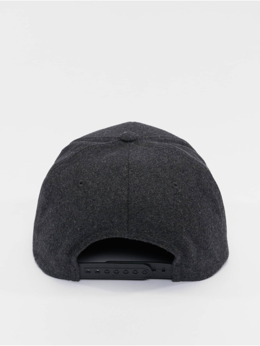 Flexfit Casquette Snapback & Strapback Melton Wool gris