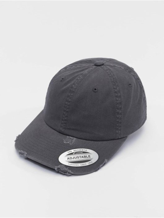 Flexfit Casquette Snapback & Strapback Low Profile Destroyed gris