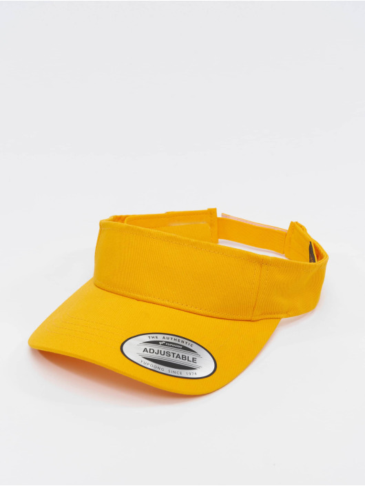 Flexfit Casquette Snapback & Strapback Curved Visor jaune