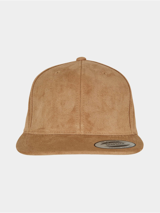 Flexfit Casquette Snapback & Strapback Suede Leather kaki