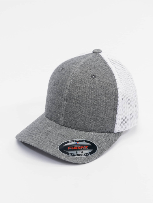 Flexfit Casquette Trucker mesh Retro gris