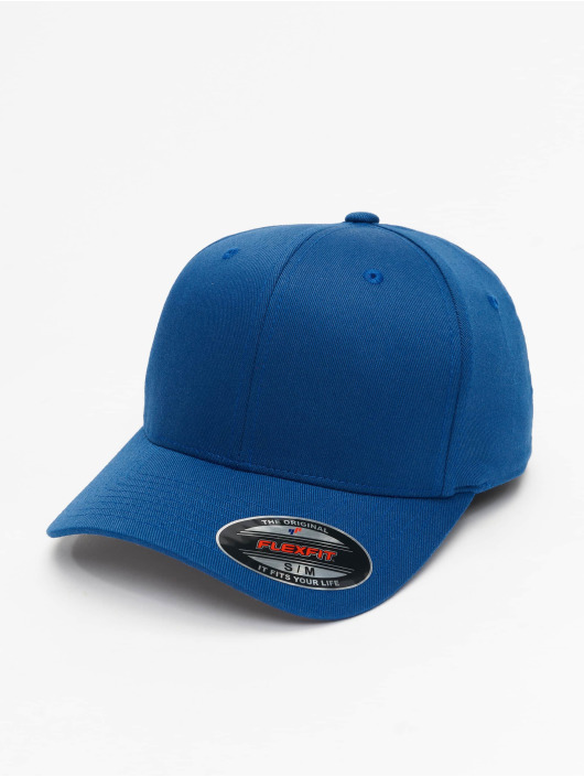 Flexfit Flexfitted Cap Wooly Combed in blau