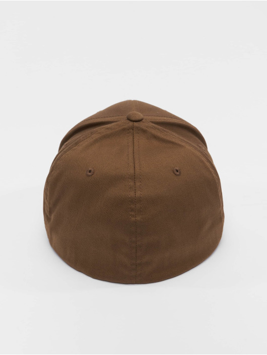 Flexfit Flexfitted Cap Wooly Combed brazowy
