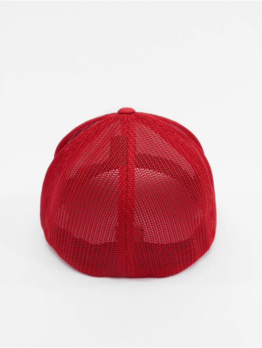 Flexfit Flexfitted Cap Mesh Colored Front red