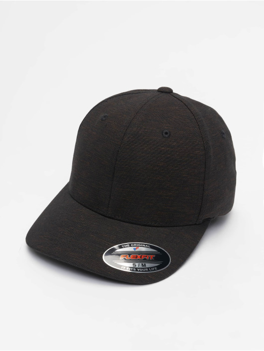 Flexfit Flexfitted Cap Natural Melange schwarz