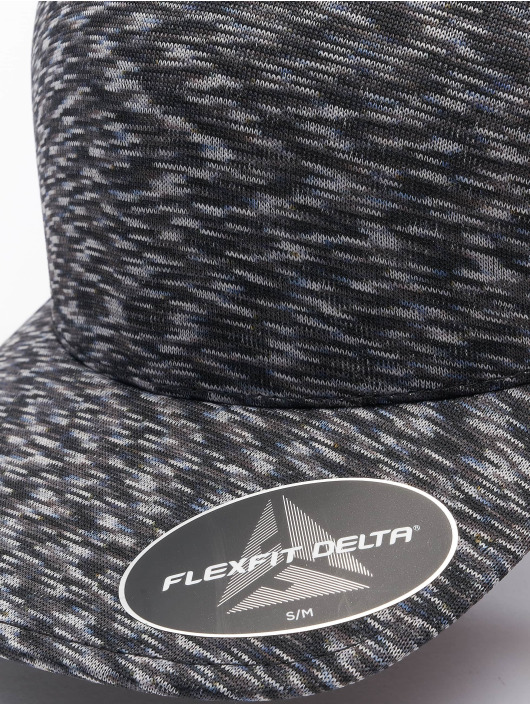 Flexfit Flexfitted Cap Delta Unipanel schwarz