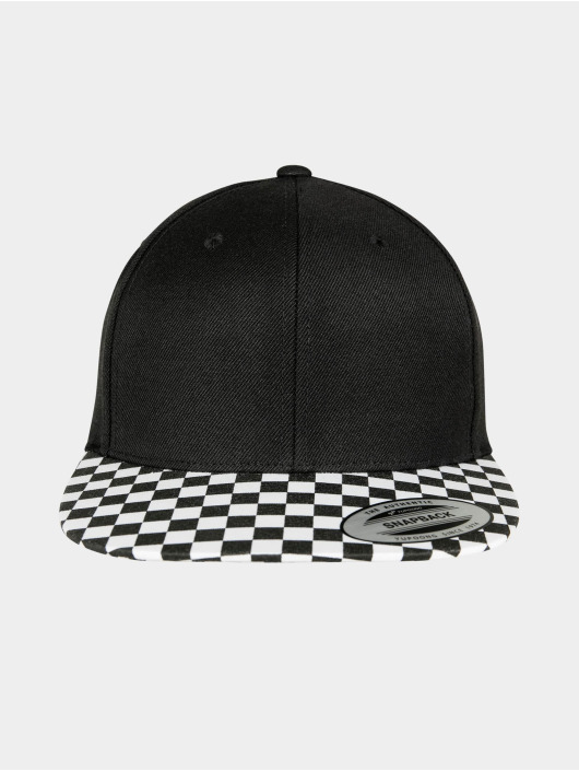 Flexfit Gorra Snapback Checkerboard negro