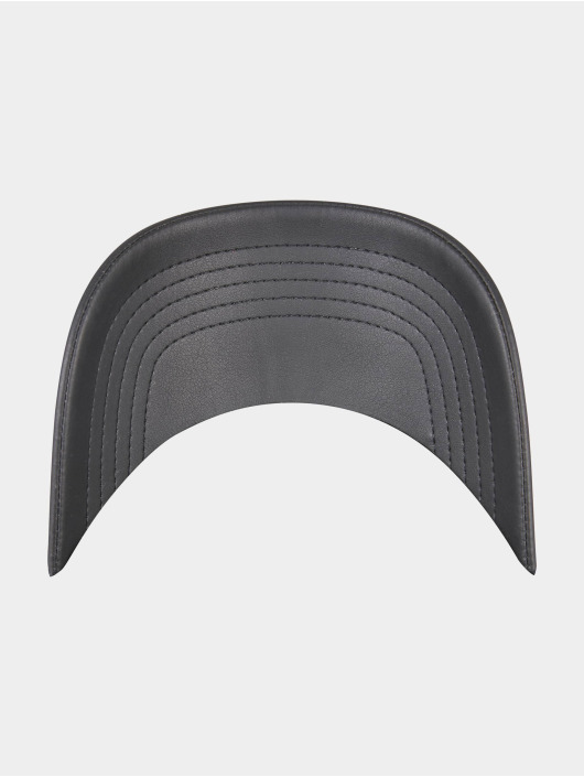 Flexfit Gorra Snapback Synthetic Leather Alpha Shape Dad negro