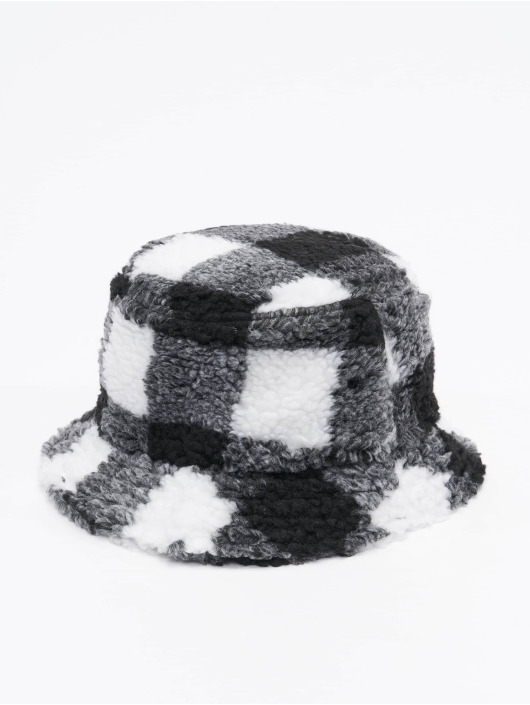 Flexfit Hatter Sherpa Check hvit