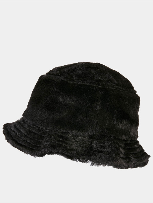 Flexfit Hut Fake Fur schwarz