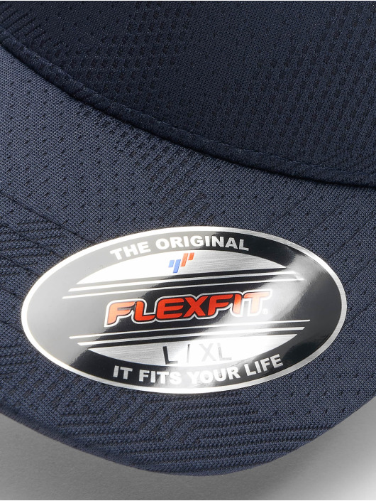 Flexfit Lastebilsjåfør- / flexfitted caps Jaquard Camo blå
