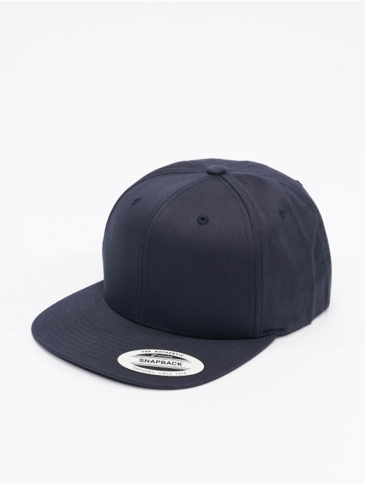 Flexfit Snapback Cap Organic Cotton in blau