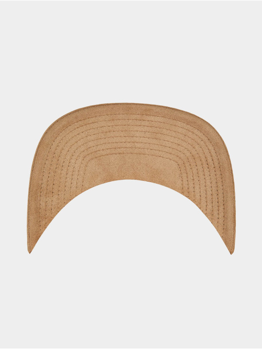 Flexfit Snapback Cap Suede Leather cachi