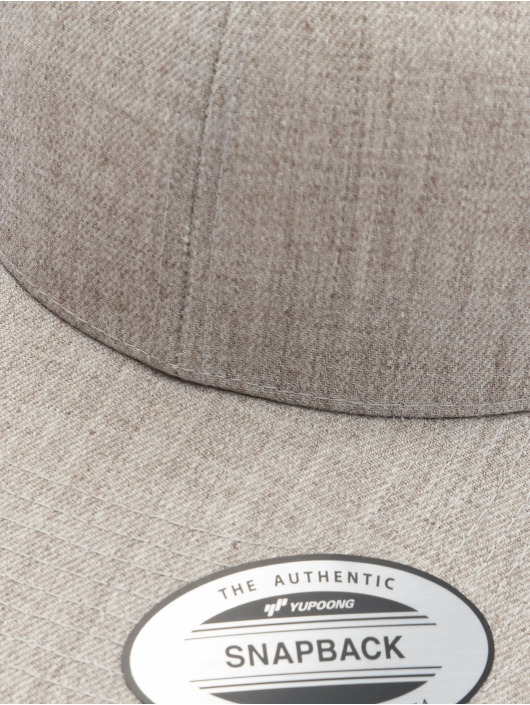 Flexfit snapback cap Premium Curved Visor grijs