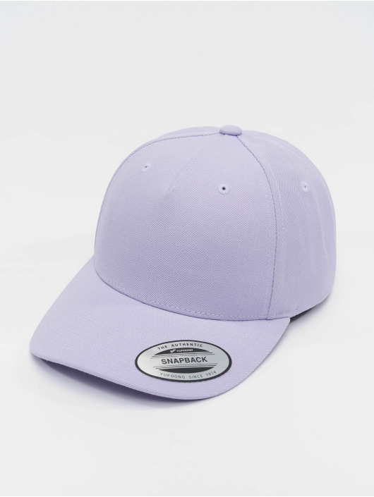 Flexfit Snapback Cap YP Classics 5-Panel Premium Curved Visor purple