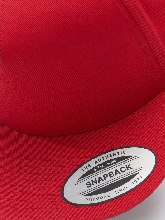 Flexfit Snapback Cap Classic 5 Panel rot