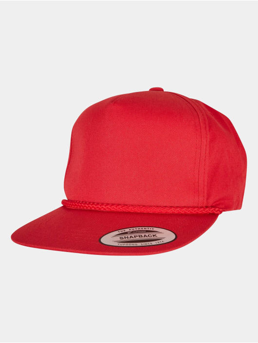 Flexfit Snapback Caps Yp Classics® Classic Poplin Golf czerwony