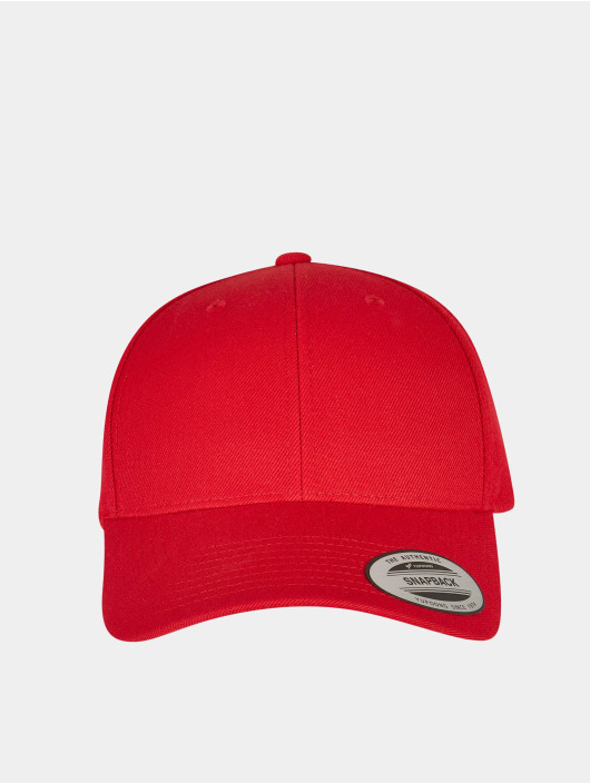 Flexfit Snapback Caps Classic Flexfitted czerwony