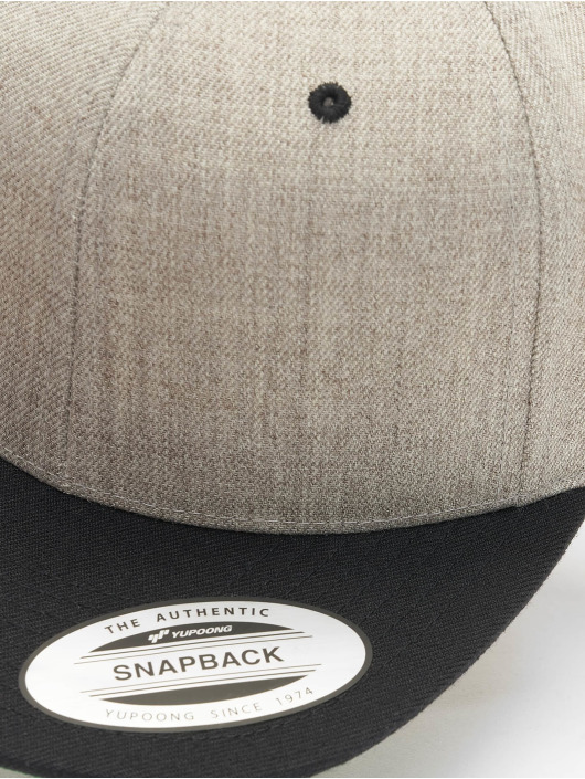 Flexfit Snapback Caps Classic Two Tone grå