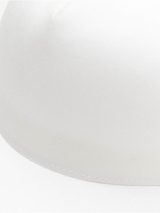Flexfit Snapback Caps 5-Panel Curved Classic hvit