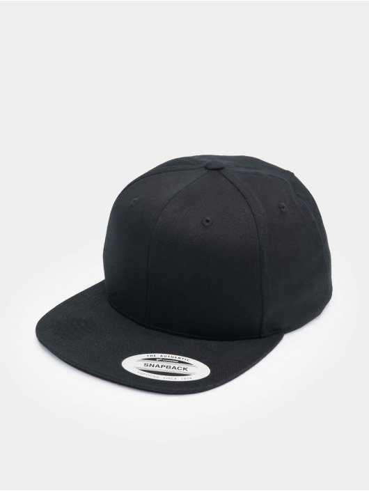 Flexfit Snapback Caps Organic Cotton svart
