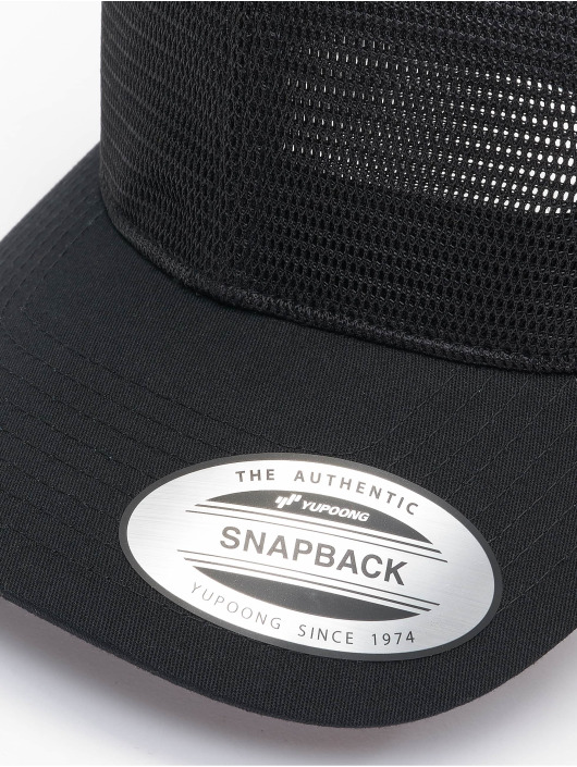 Flexfit Snapback Caps YP Classics 360 Omnimesh svart