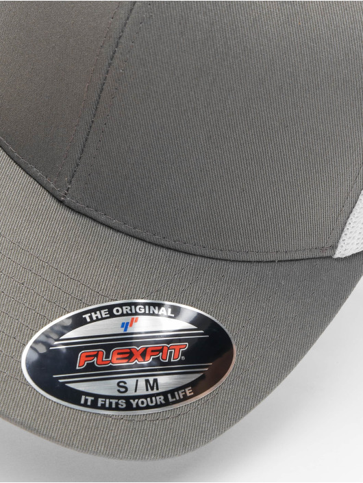 Flexfit Trucker Caps Recycled Mesh grå